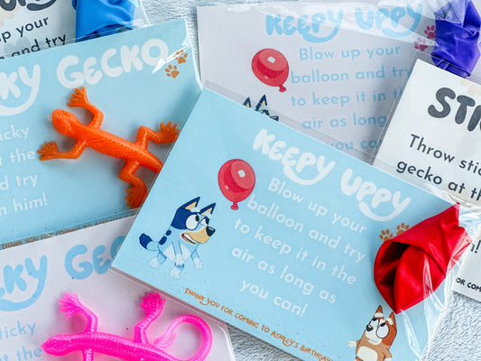 Bluey Party Favors