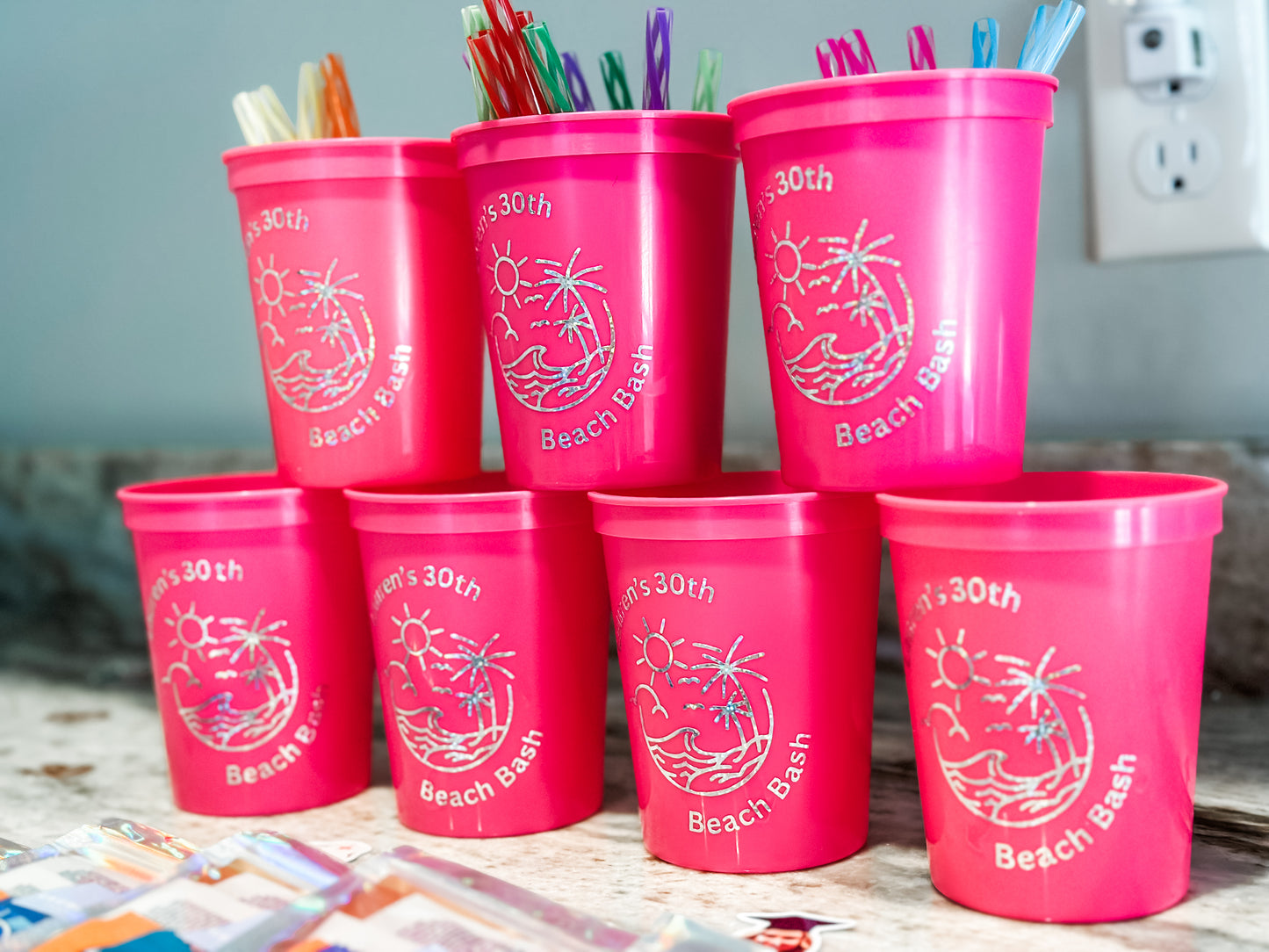 Beach Birthday Cup