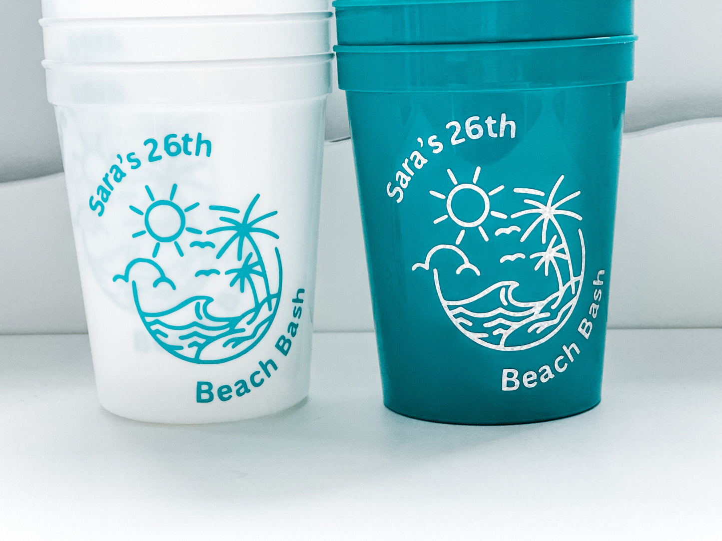 Beach Birthday Cup