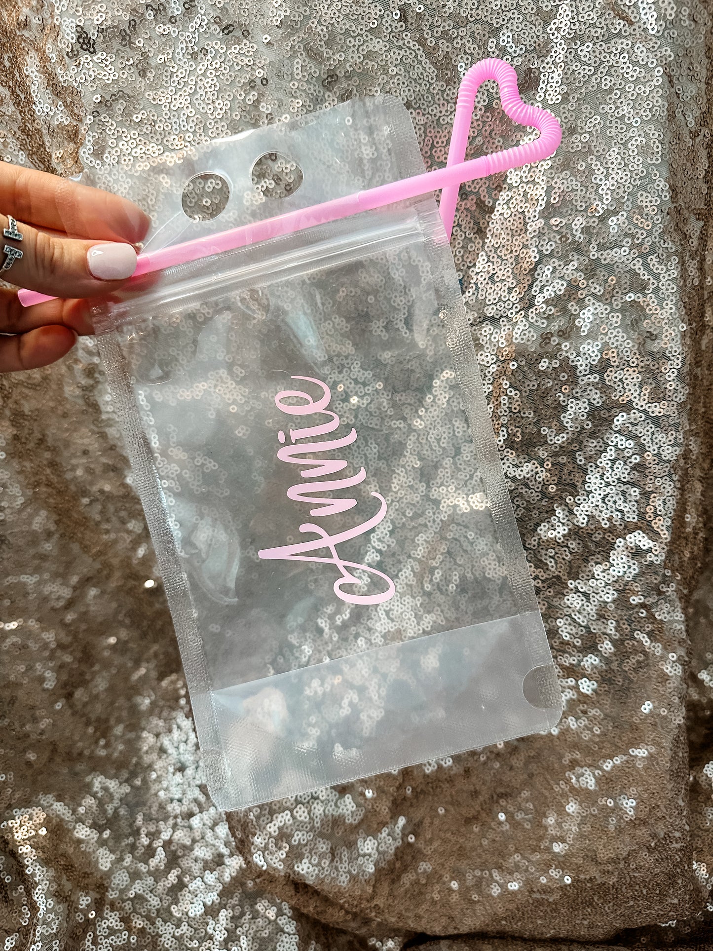 Bachelorette Name Drink Pouches