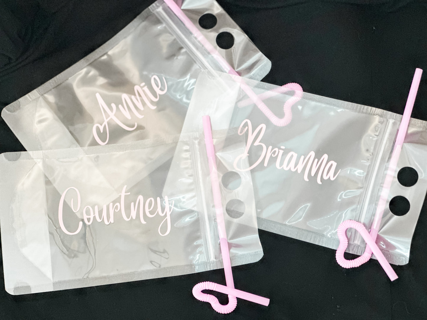 Bachelorette Name Drink Pouches