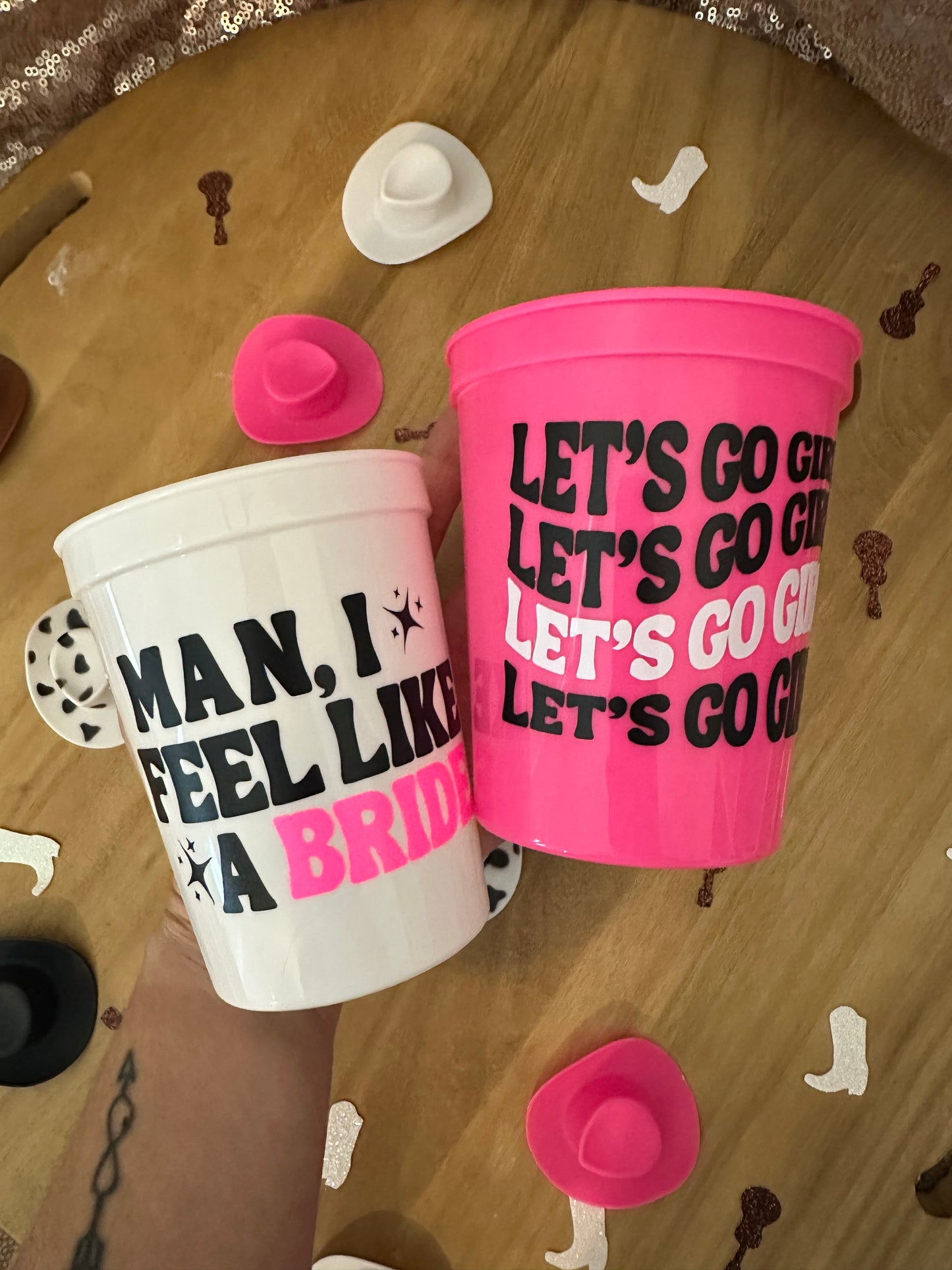 Let's Go Girls Bridal Cup