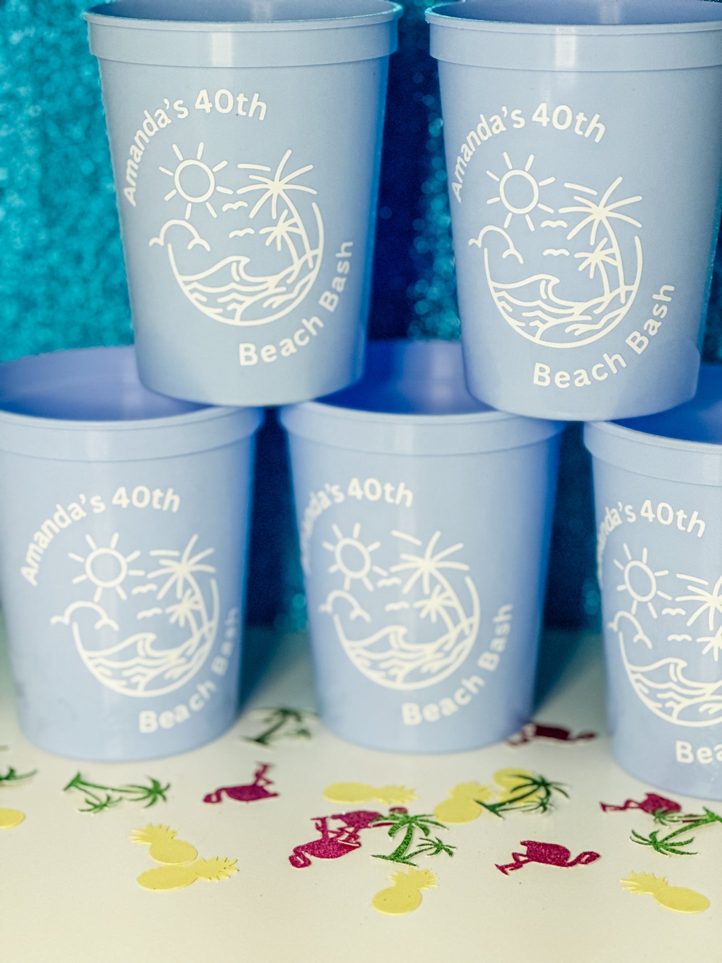 Beach Birthday Cup