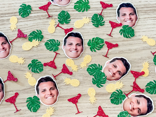Tropical Bachelorette Confetti