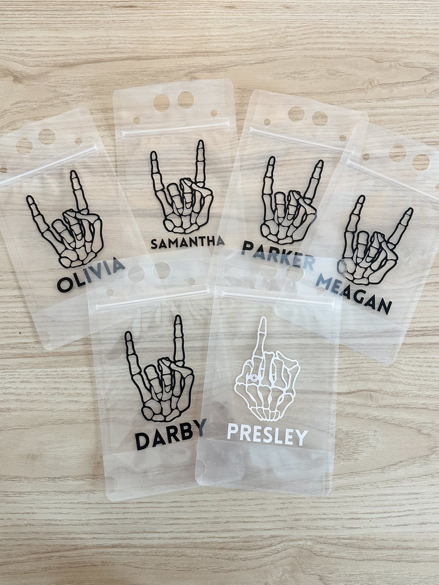 Skeleton Party Drink Pouch