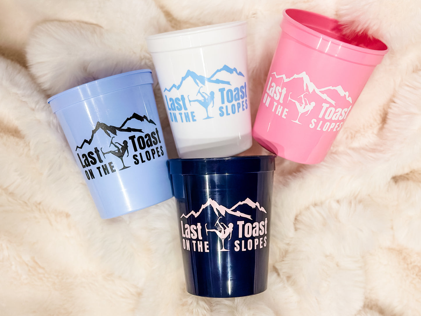Last Toast on the Slopes Cups