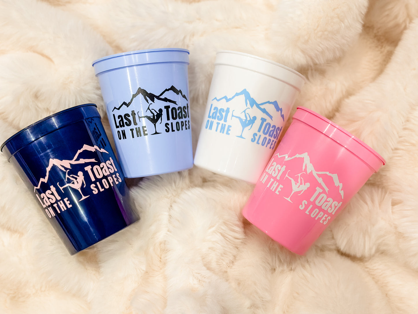 Last Toast on the Slopes Cups