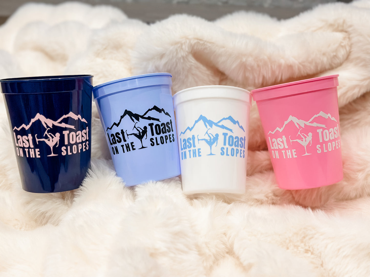 Last Toast on the Slopes Cups