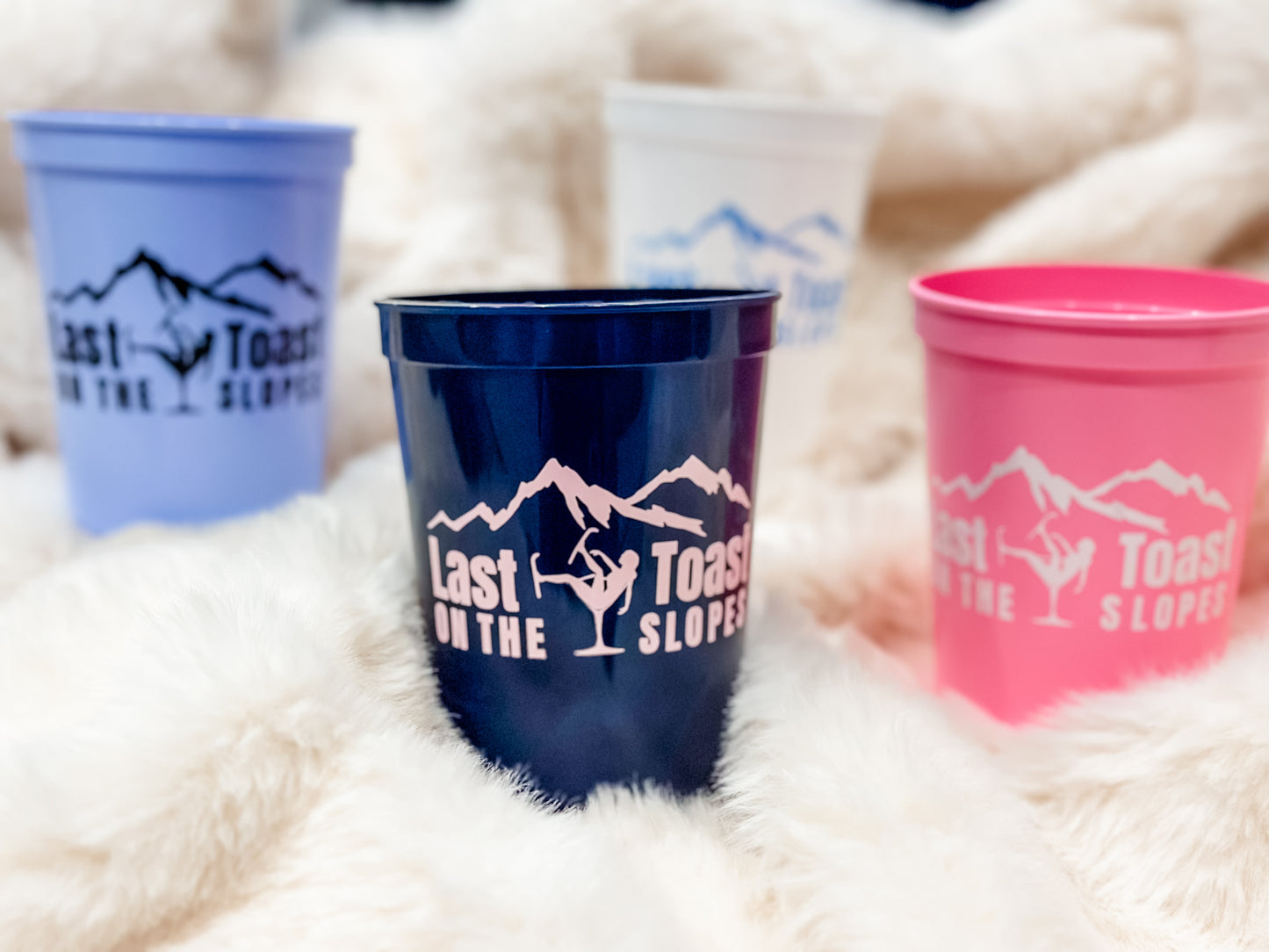 Last Toast on the Slopes Cups