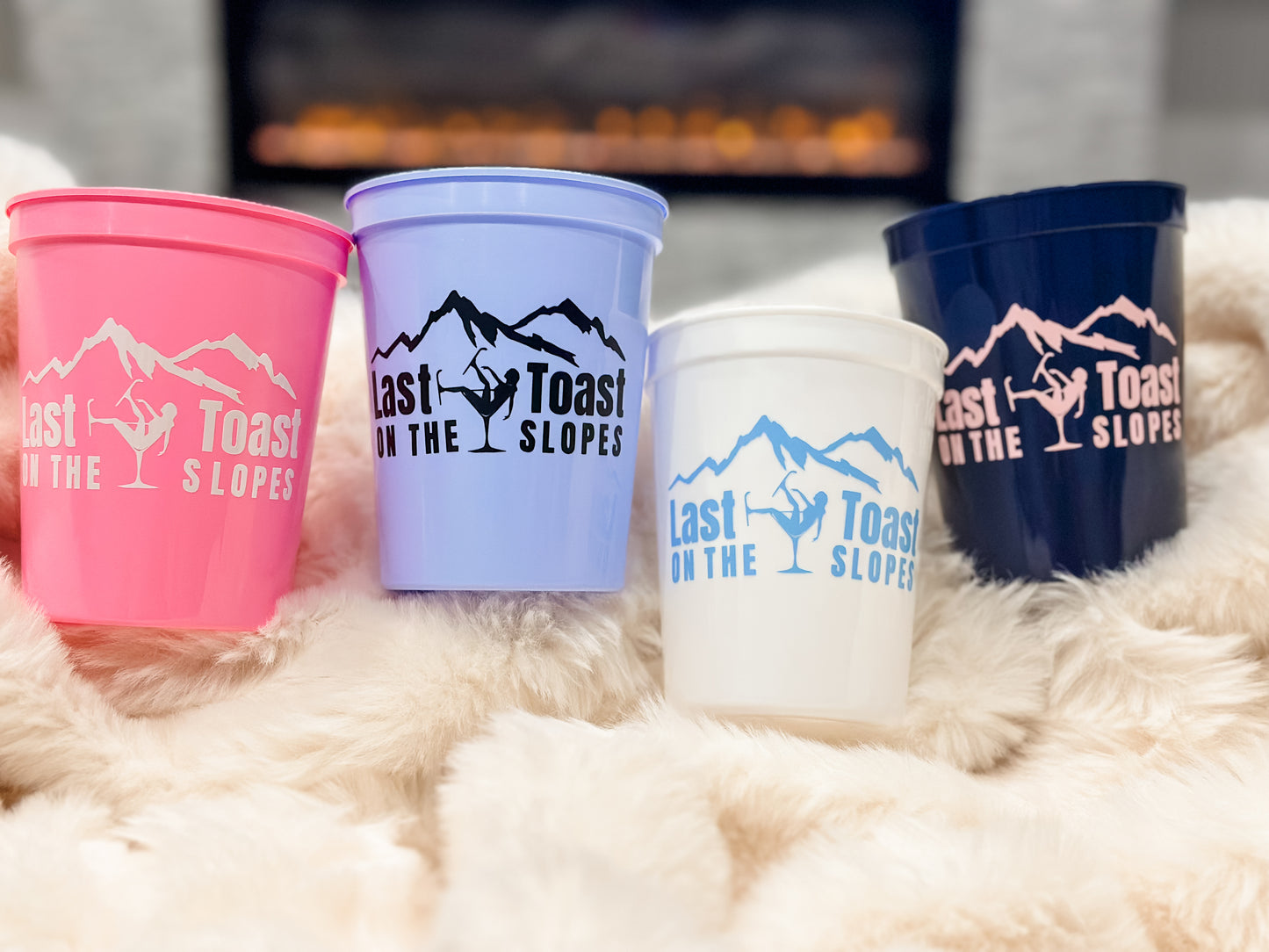 Last Toast on the Slopes Cups