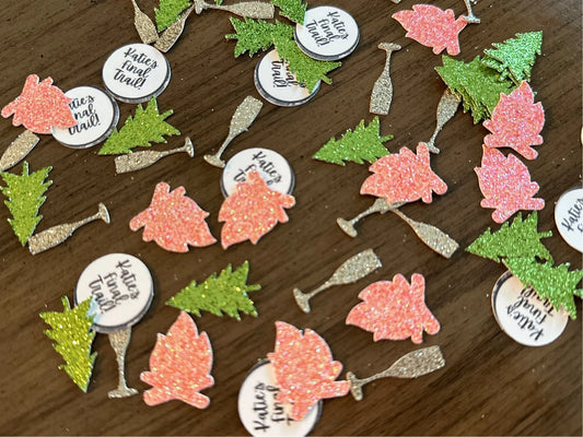 Mountain and Camp Bachelorette Confetti