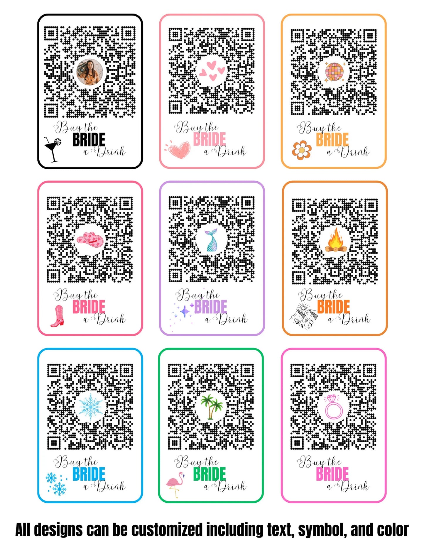 Buy the Bride a Drink Stickers