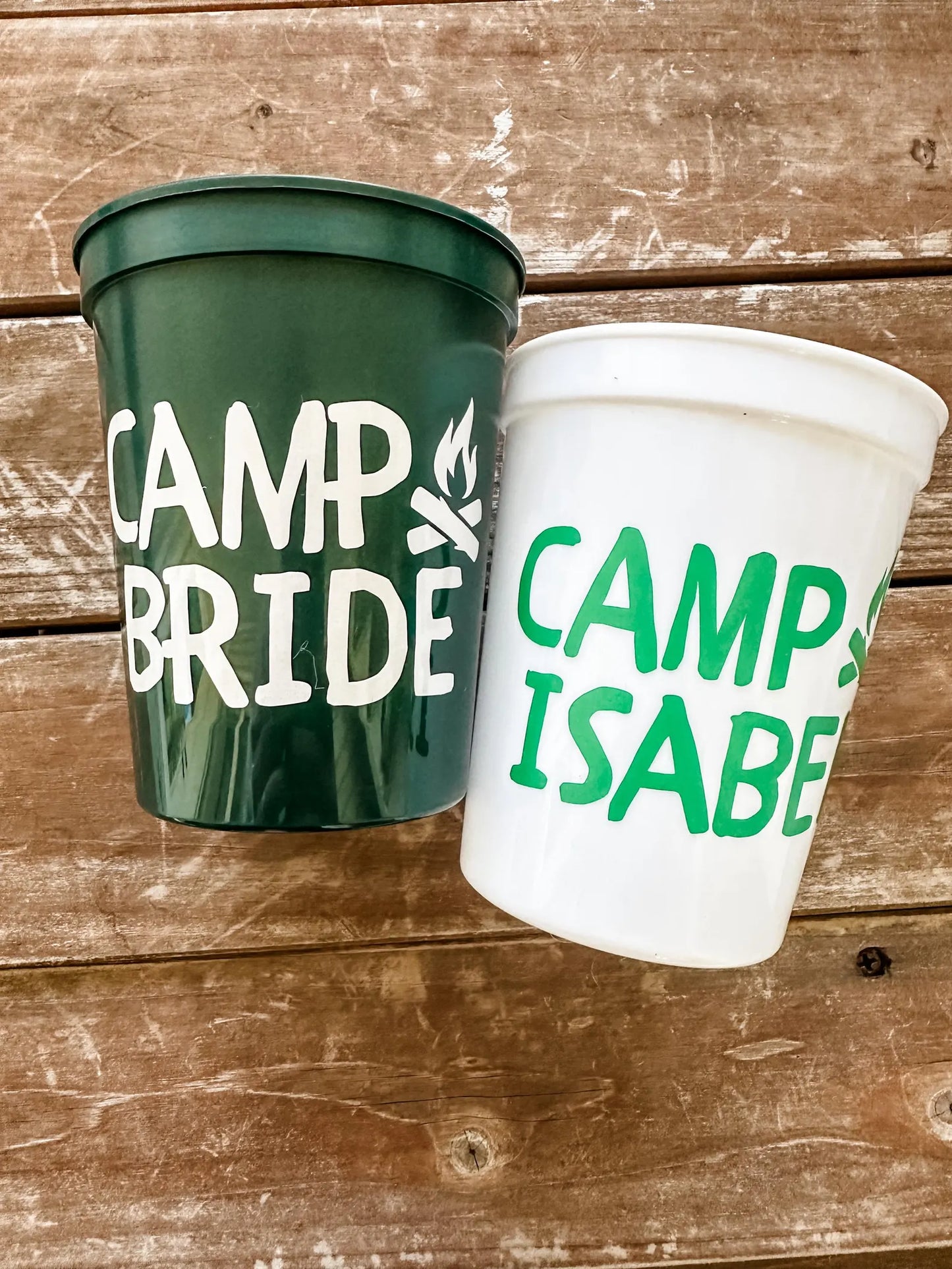 Camp Bachelorette Cups