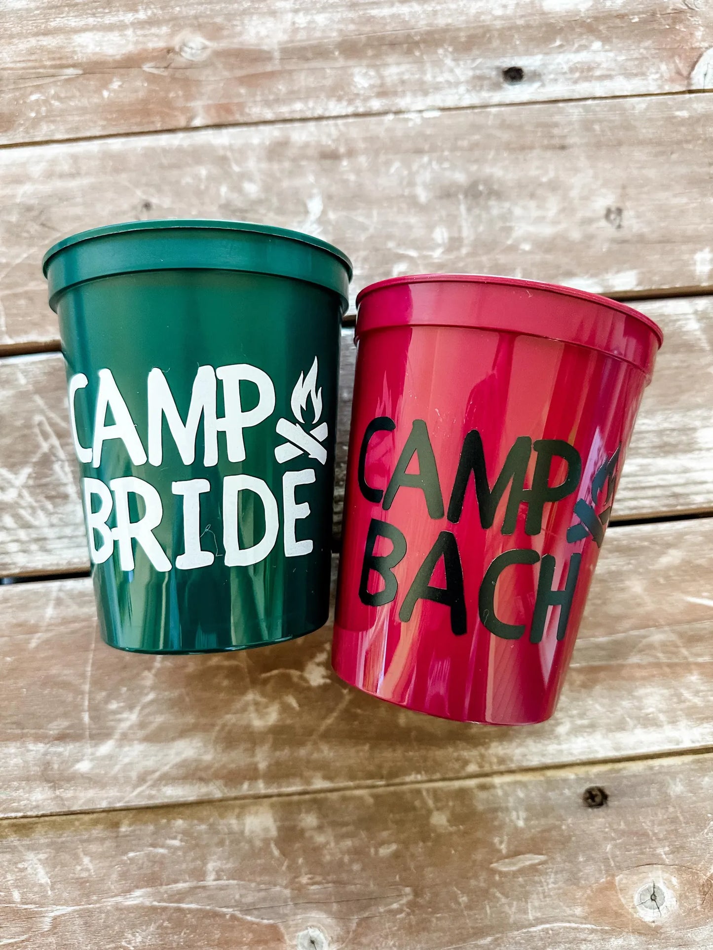 Camp Bachelorette Cups