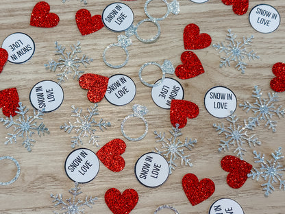 Snow In Love Bachelorette Confetti